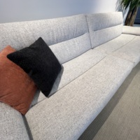 Ensemble de canapés modulables de conception moderne Source Factory Square, avec revêtement en chenille personnalisable, couleur durable, écologique et facile d'entretien