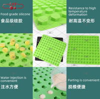 Moules en silicone jetables écologiques de forme personnalisée LST Mini pour bonbons gélifiés et outils pour gâteaux au chocolat