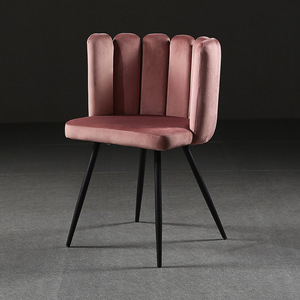 Muestra gratis comedor moderno Rosa tela azul negro verde triturado gris oro mesa de comedor copetudo rojo Navi Silla de terciopelo francés de lujo - Product Image 1