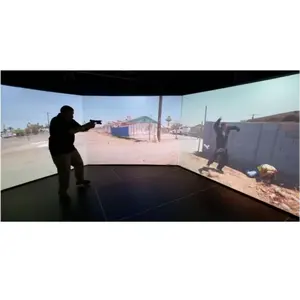 Interactive Wall Shooting Game Laser Pointer Fast Response 30 Person Shoot Augmented Reality Shooting Simulator
