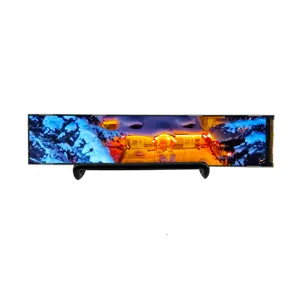 New design Smart LCD 400nits 280*1424 resolution High Brightness 6.86 inch strip TFT LCD Touch Panel Display LCD Modules