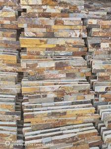 Fourniture directe d'usine Aquamarine décorative <span class=keywords><strong>ardoise</strong></span> <span class=keywords><strong>noire</strong></span> Tuile de revêtement intérieur et extérieur Pierre de finition naturelle - Product Image 5