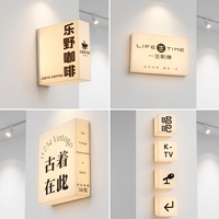 Panneaux publicitaires LED personnalisés en acrylique rectangulaires, écologiques, portables, pour l'extérieur, pour les cafés, Chine