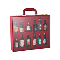 Bouteilles d'alcool miniatures de qualité alimentaire à capacité personnalisée, kits de bouteilles d'alcool pour whisky, vin, liqueur, shot