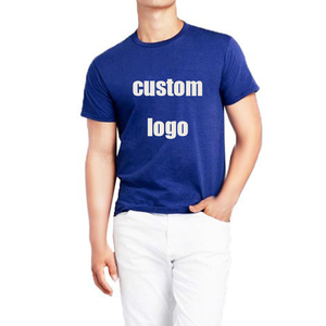 T-shirts surdimensionnés en coton 100% de haute qualité avec logo personnalisé, impression et broderie unies, col rond pour hommes - Product Image 2