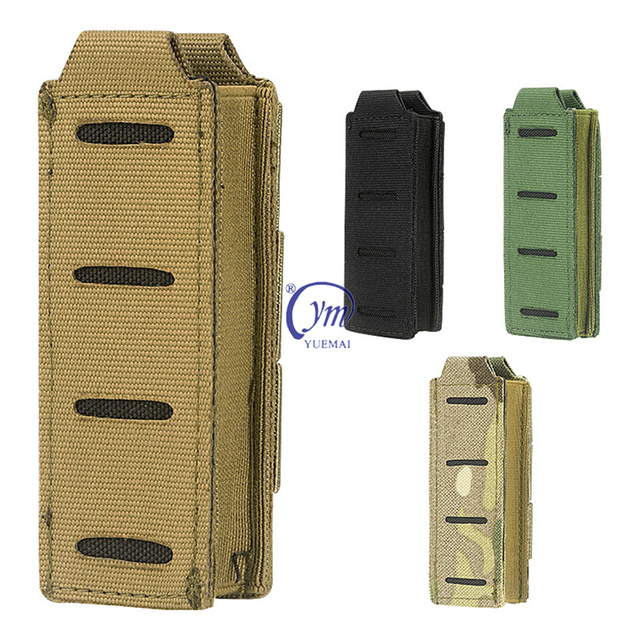 9mm Single Magazine Pouch Molded Nylon Mag Pouch Duty Belt Magazine Holster Case Mag MOLLE Holder Carrier