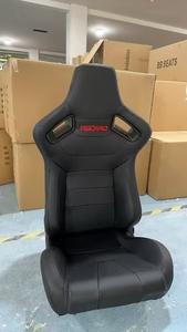 Asientos de Carreras Bordados en Rojo de Tamaño Pequeño al por Mayor, Asientos Recaro Mugen Tipo Bucket para Autos Modificados - Product Image 5