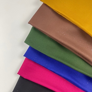 Tissu en mousseline de laine avec impression numérique à paillettes, dégradé et feuille d'argent personnalisable pour robes de femmes et de filles - Product Image 2