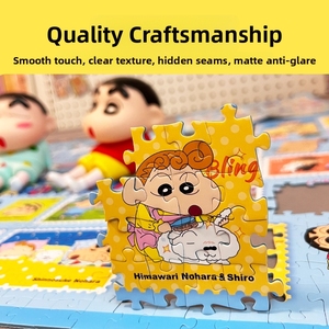 Rompecabezas <span class=keywords><strong>de</strong></span> Vinlaa Crayon <span class=keywords><strong>Shin</strong></span>-<span class=keywords><strong>chan</strong></span>, Versión para Adultos, Personalizado, 1000 Piezas, Papel Azul, Regalo Certificado para la Terapia - Product Image 4