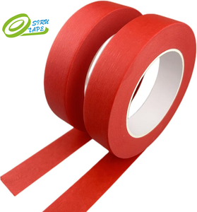 Ruban de masquage automobile rouge haute température en gros, sans résidu, <span class=keywords><strong>anti</strong></span>-UV pour la peinture automobile - Product Image 1