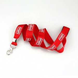 Tùy Chỉnh Mát Dây Buộc Thiết Kế Giá Rẻ Lụa Màn Hình In Ấn Phim Hoạt Hình Logo Cổ Satin Đôi Ly Khai Clip Dây Buộc - Product Image 5