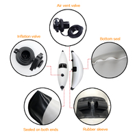 Yonk personnalisable PVC gonflable Kayak stabilisateur Kit plate-forme Structure ponton pêche flotteur Tube bouée Kayak stabilisateur OEM