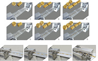 Nouvelle ligne de remplissage automatique de biscuits sandwich SINOBIZ, en acier inoxydable, pour boulangerie, certifiée CE, usine de fabrication alimentaire