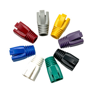 Mềm nhựa Cáp nối cắm cao su Bìa khởi động CAT5e CAT6 RJ45 Ethernet mạng cáp căng thẳng cứu trợ khởi động - Product Image 3