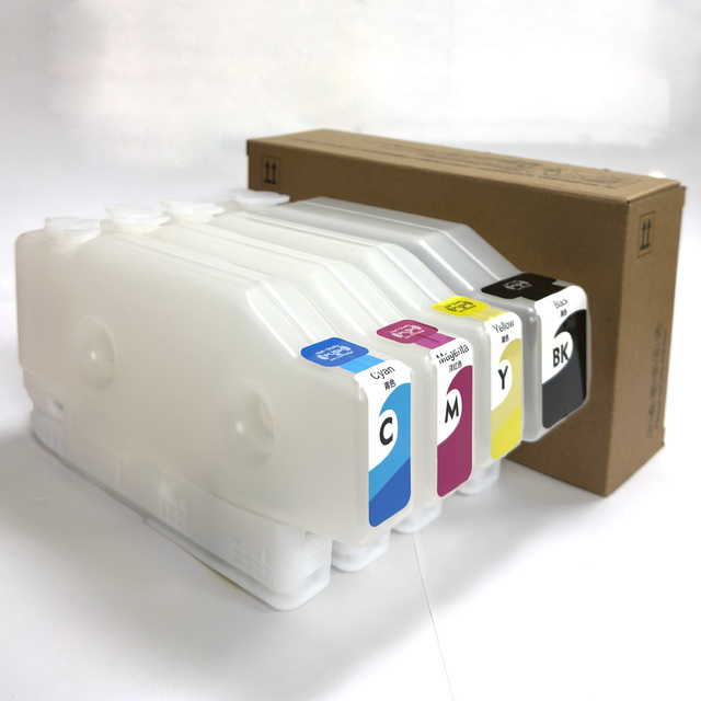 WEL-TRY Empty T08K T08N T08Q T08M Refillable Ink Cartridge Without Chip for EPSON AM-C400 AM-C550 Enterprise Printers all new