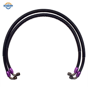 Kit Radiateur <span class=keywords><strong>de</strong></span> <span class=keywords><strong>Refroidissement</strong></span> d'Huile <span class=keywords><strong>Moteur</strong></span> SK CUSTOM à 10 Rangées pour Système <span class=keywords><strong>de</strong></span> <span class=keywords><strong>Refroidissement</strong></span> d'Huile BMW N54 N55 avec Tuyau en Nylon AN8 - Product Image 5
