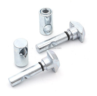 Factory Price Carbon Steel Connecting Aluminum Extrusion Profile Quick Connector Strut Fasteners for Convenient Installation