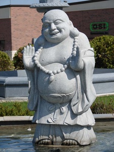 Estatuas de Buda Pequeñas de Mármol Blanco para Decoración Interior o Exterior - Product Image 5