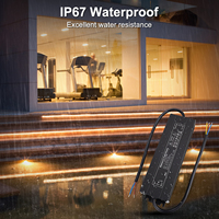 Transformateur basse tension étanche IP67 200W 12V 24V DC pour toutes les lumières LED 24V DC