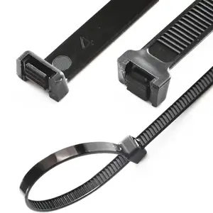 Nylon 66 multi color self-locking flexible wire cable ties zip ties nylon cable tie