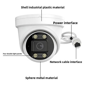 Kit de Vigilância <span class=keywords><strong>NVR</strong></span> POE Xiongmai de 8 Canais com Visão Noturna e Armazenamento em Disco Rígido, Câmera Dome Hemisférica Interna 8MP 4K - Product Image 3