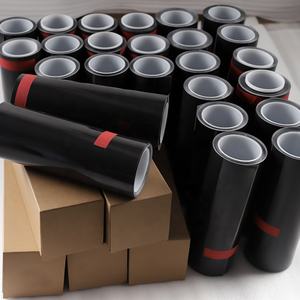 Película de Vinilo para Cambiar el Color de los Faros Delanteros de Automóviles NIKO Black Car Wrap - Product Image 3