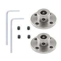 Raccord à bride, connecteur de guidage rigide en acier, coupleur de modèle, accessoire pour axe, raccords d'axe, pièces usinées CNC