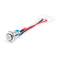 19mm personnalisation faite Interrupttore 12V 5A Round Locking Light angle eye ring switches
