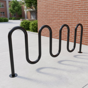 Support de stationnement pour vélos en acier inoxydable robuste, antivol, pour extérieur, rue et <span class=keywords><strong>parc</strong></span> - Product Image 1