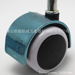 Ruedas giratorias silenciosas blancas de 2 pulgadas de Foshan Juewei, ruedas de plástico con vástago roscado para muebles - Product Image 5