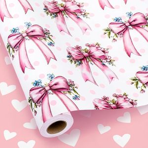 Rollo de Papel de Regalo Personalizado de 80 g/m² con Logotipo Impreso y Lazo con Imagen, Papel para Envolver Regalos - Product Image 4