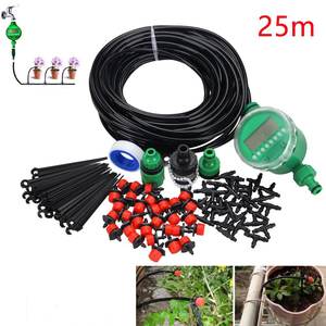 Kit d'irrigation goutte à goutte automatique pour jardin et pelouse avec tuyau de 25 m, système d'arrosage pour fleurs à pulvérisation programmée - Product Image 2