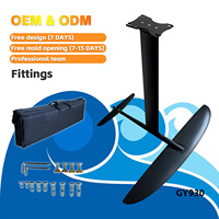 GY-930 1179sqcm Aluminium Carbone Kite Board Pompe Foil SUP Hydrofoil Carbon Wingfoil Foil Board pour Planche à voile et Kitesurf