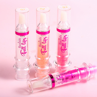 6 Couleurs Aiguille Tube Plump Lips Gloss Légèrement Épicé Lèvres Pouty Verre Miroir Lèvres Repulpant Booster Sexy Glaze