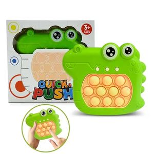 Enfants jouets électronique créatif rapide push jeu de puzzle Crocodile/Licorne rapide push console de jeu 999 niveaux - Product Image 4