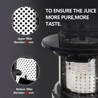 SJ-014 Grote Mond Elektrische Slow Juicer Draagbare Blenders En Sapcentrifuge Extractor Druif Automatische Mango Juicer Machine