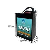 Batterie de drone MG pour opérations de lutte contre les incendies à décollage vertical et grande capacité de charge, 10C 51.8V 14S 18000mAh