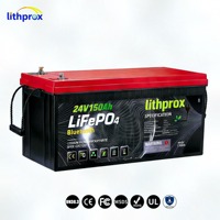 Deep Cycle LiFePO4 Battery 24V 150AH Grade A High Performance Marine CAN Bus Anderson Plug 6K Cycles CE RoHS IP67 OEM ODM