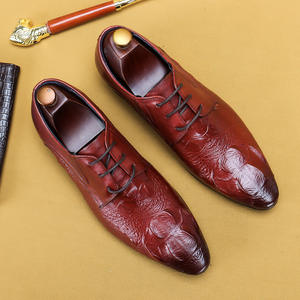 Zapatos de cuero transpirables con punta en pico para hombre, zapatos de cuero casuales de negocios para hombre, zapatos de cuero modernos para hombre - Product Image 2