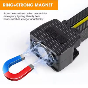 Lampe de fitness LED magnétique pliable à 180 degrés, rechargeable par USB, avec crochet - Product Image 6