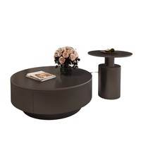 Nouvelle table basse en marbre élégante, moderne, minimaliste, luxueuse, idéale pour les petits espaces, les maisons tendance, mobile, écologique, durable