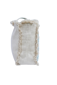 Sacs fourre-tout en perles de style bohème faits à la main, logo personnalisé brodé, sacs de shopping tendance pour femmes en gros pour les promotions - Product Image 5