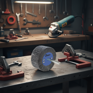 Disco Abrasivo de Tela Ttake, 60x50 mm, Eje de 6 mm, Grano 120, para Pulir Metal - Product Image 3