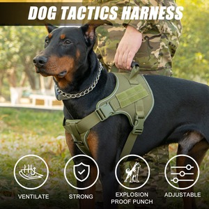 Offre Spéciale personnalisé extérieur respirant réglable confort accessoires pour animaux de compagnie formation tactique chien gilet harnais ensemble - Product Image 4