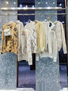 Vente en gros de vêtements pour femmes en automne hiver vente chaude pas cher pull tricoté pull pull décontracté expédié au hasard - Product Image 4