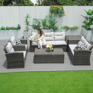 <b>Outdoor</b> Luxury <b>Rattan</b> Woven High Quality Combination Set Manufacturers Direct Leisure Simple Furniture - Product Image 4
