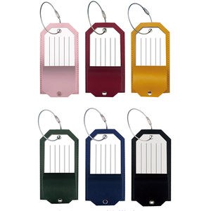 Regalos Personalizados al por Mayor con Logotipo, Juego de Porta Pasaportes de Viaje y Etiqueta para Equipaje de Diseño Saffiano con Bloqueo RFID - Product Image 6