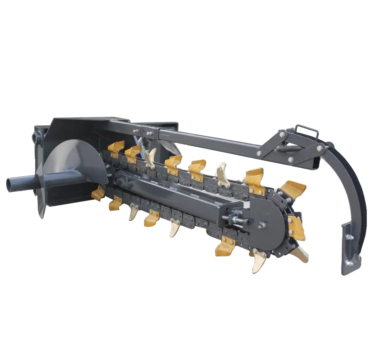 Produttore Direct Chain Trencher Machines Tracker Trencher Attachment per trattore e caricatore