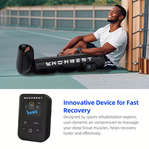 รองเท้าบู๊ทบีบอัดลมแบบปรับได้ OEM ODM 4 ถุงลม ช่วยกระตุ้นการไหลเวียนโลหิต ปรับขนาดได้ แรงดันสูงสุด 240 มม.ปรอท - Product Image 6