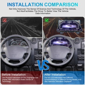 <b>For</b> Toyota LC70 LC76 LC79 LCD <b>Speedometer</b> Digital Navihua <b>Car</b> Digital Cluster Instrument Dashboard Accessories Virtual Cockpit - Product Image 2